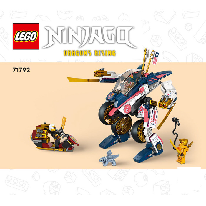 suuページ LEGO Sora's Transforming Mech Bike Racer Set 71792 Instructions