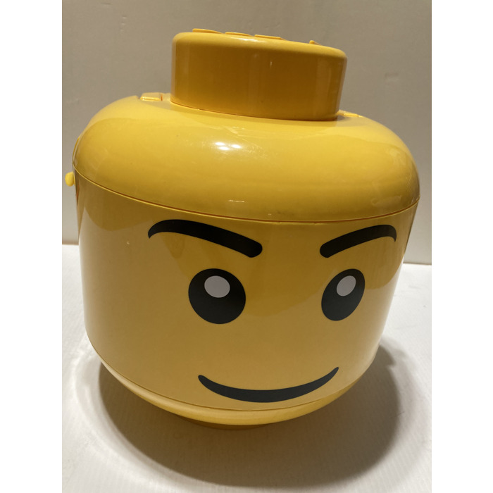3 LEGO Large Yellow Head Storage Containers #4032 2017-2018