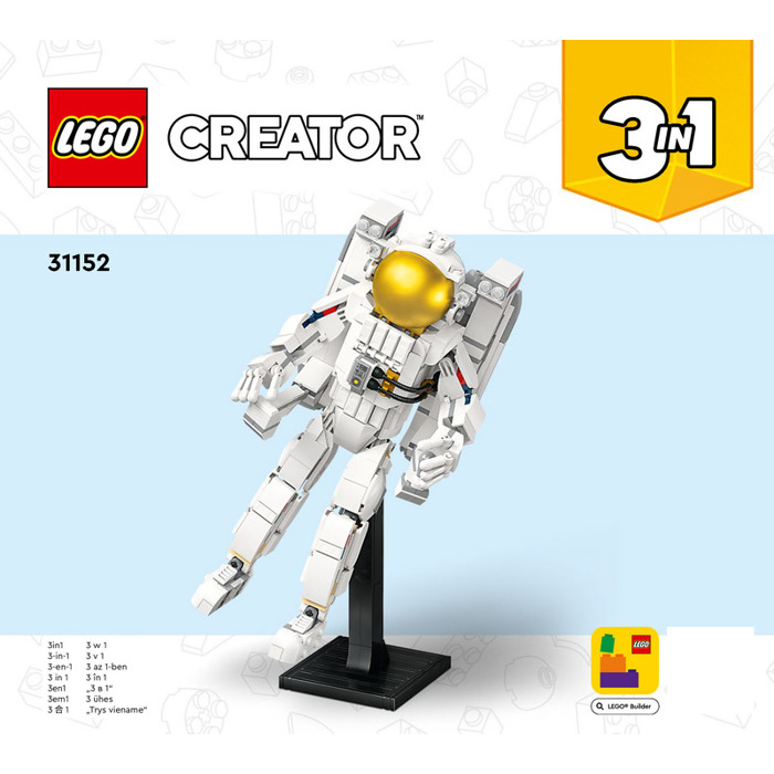 LEGO Space Astronaut Set 31152 Instructions