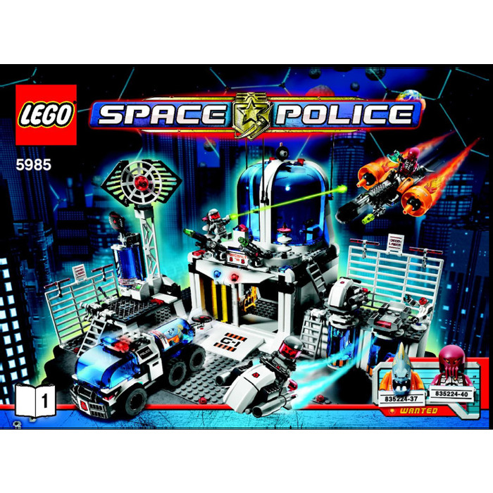 klon mest gjorde det LEGO Space Police Central Set 5985 Instructions | Brick Owl - LEGO  Marketplace