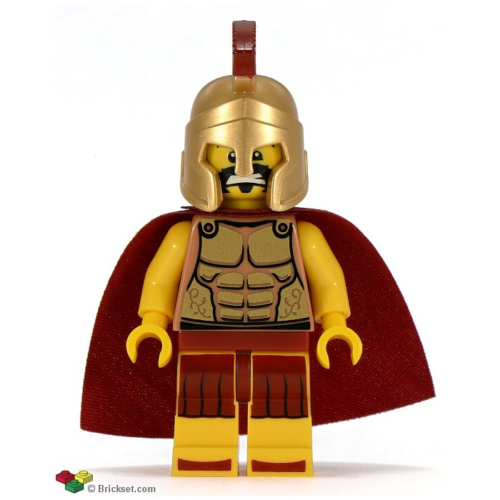 Series 2 CMF Spartan Warrior Genuine Minifigure & Plate Lego