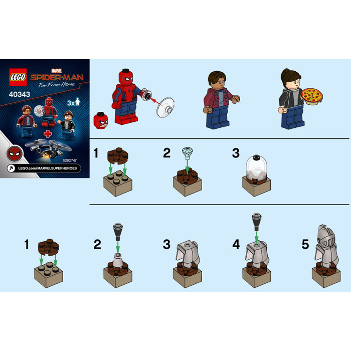 set lego spider man far from home
