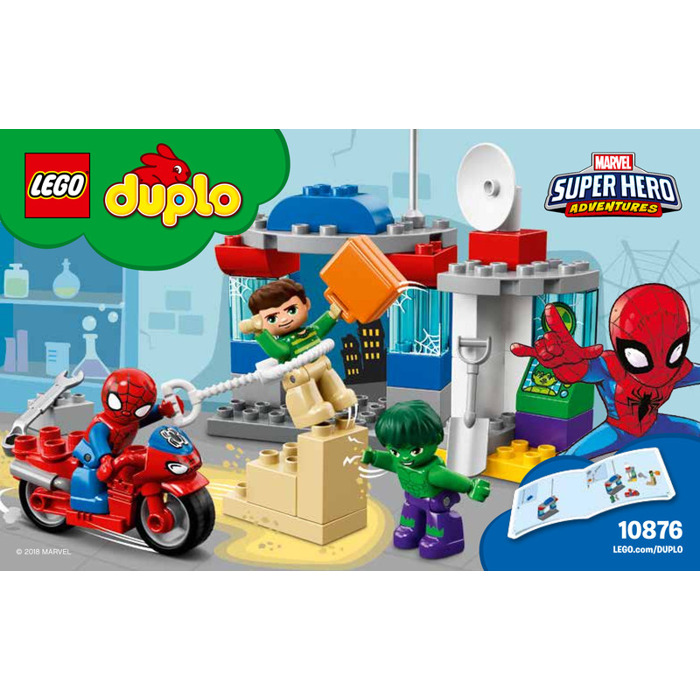 LEGO Spider-Man & Hulk Adventures Set 10876 Instructions