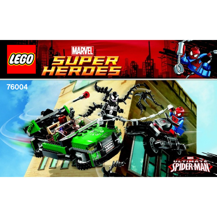 LEGO Spider-Man: Spider-Cycle Chase 76004 Instructions Set | Brick Owl ...