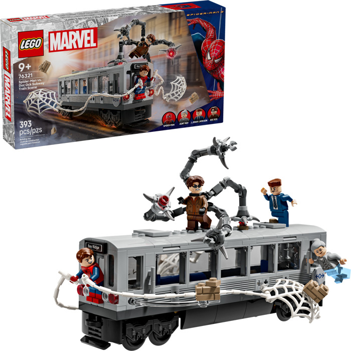 レゴ Spider-Man vs. Doc Ock Subway Train Scene 76321 | Brick Owl