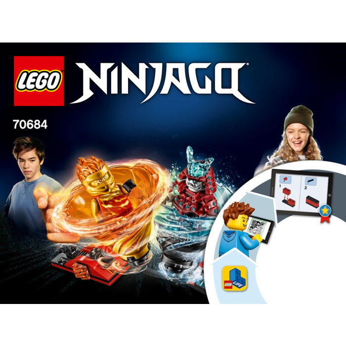 NO Box NEW LEGO Ninjago 70684 Spinjitzu Slam Kai vs Samurai 