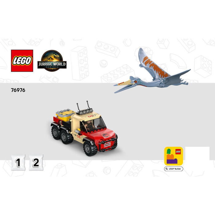 LEGO Spinosaurus & Quetzalcoatlus Air Mission Set 76976