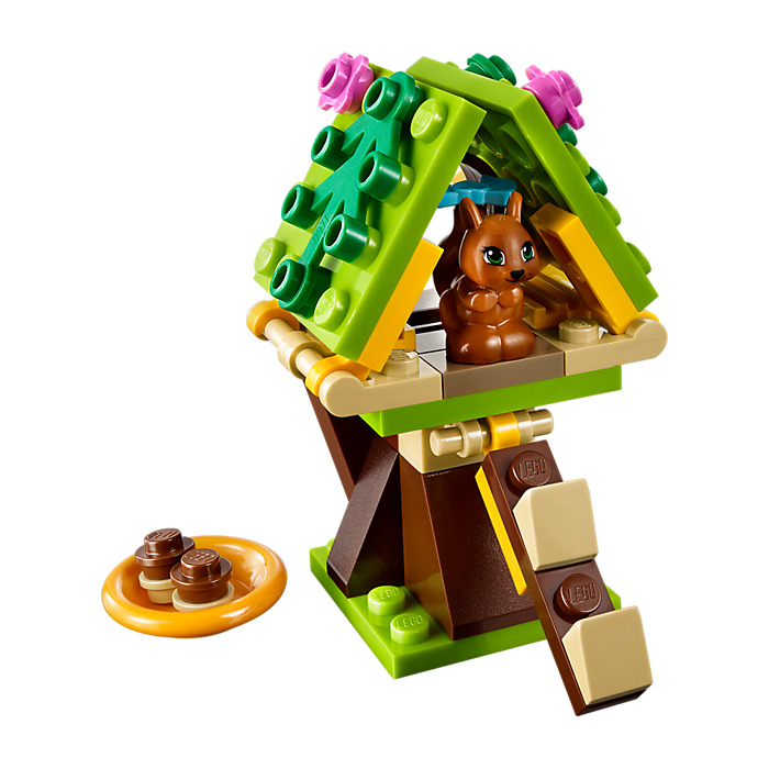 lego friends squirrel tree house