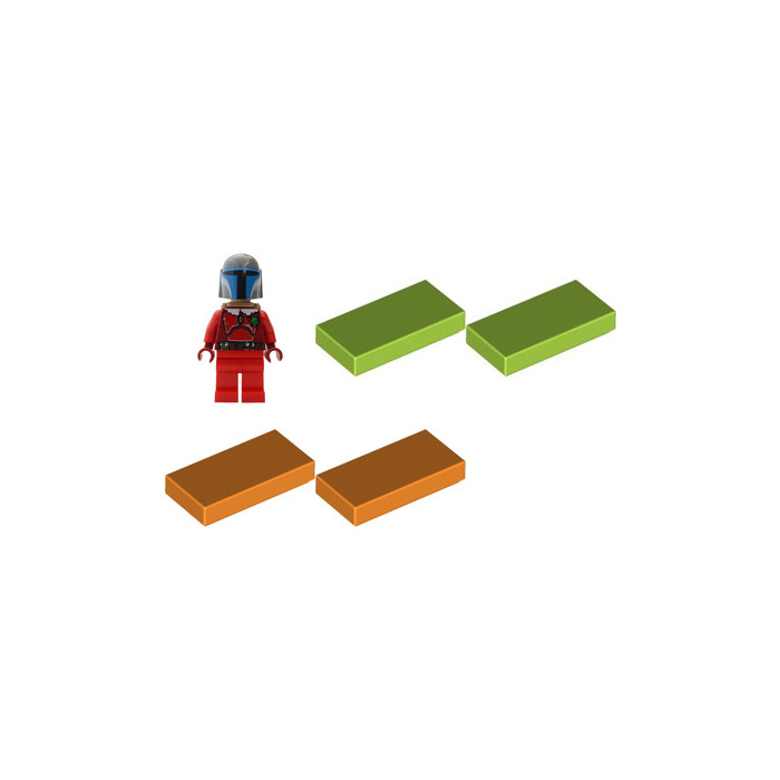 Minifigur Jango Fett Santa Weihnachtsmann sw0506 aus Set 75023 LEGO Star Wars