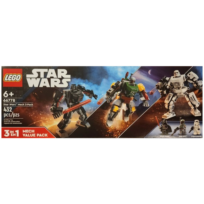 LEGO Star Wars Mech 3-Pack Set 66778 | Brick Owl - LEGO Marketplace