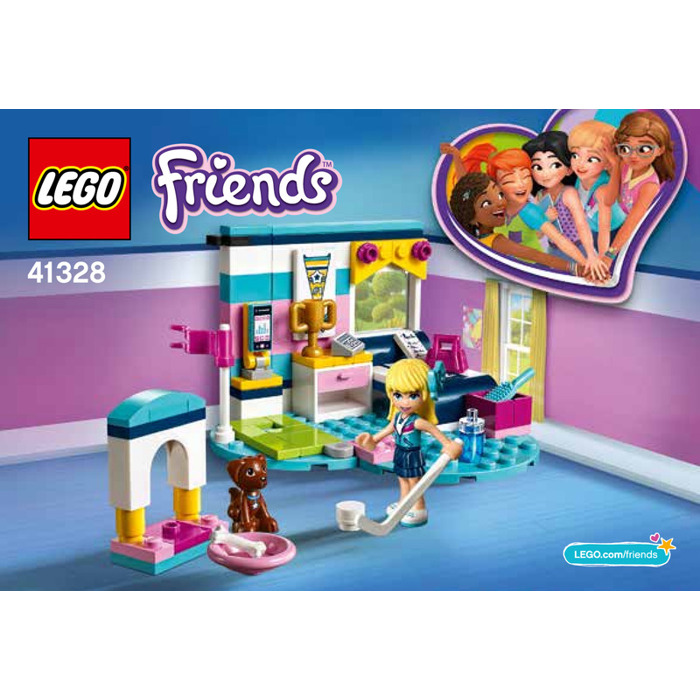 Lego Stephanie S Bedroom Set 41328 Instructions