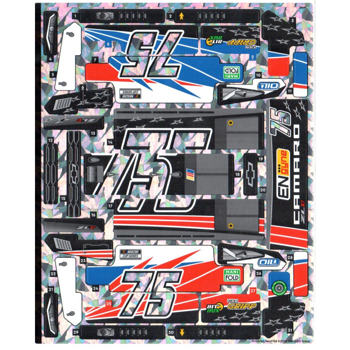 LEGO Sticker Sheet for Set 42153 (10104745) Brick Owl LEGO Marketplace