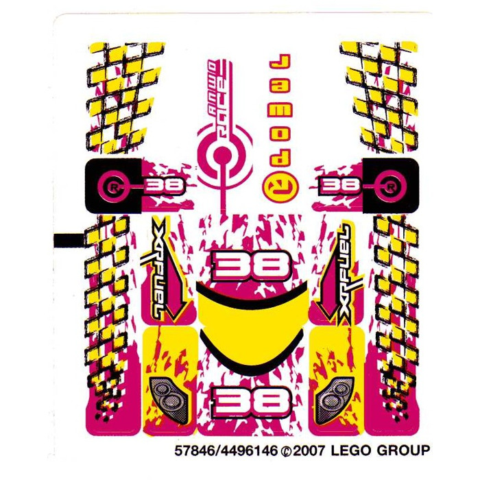 LEGO Sticker Sheet for Set 8131 (57846 57848) | Brick Owl - LEGO Marketplace