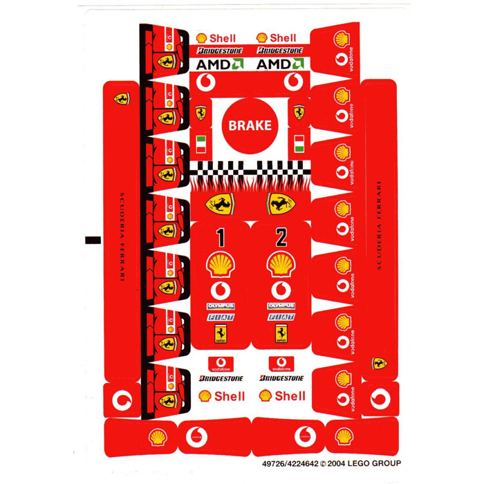 LEGO Racers Ferrari F1 Pit Set 8375 - US