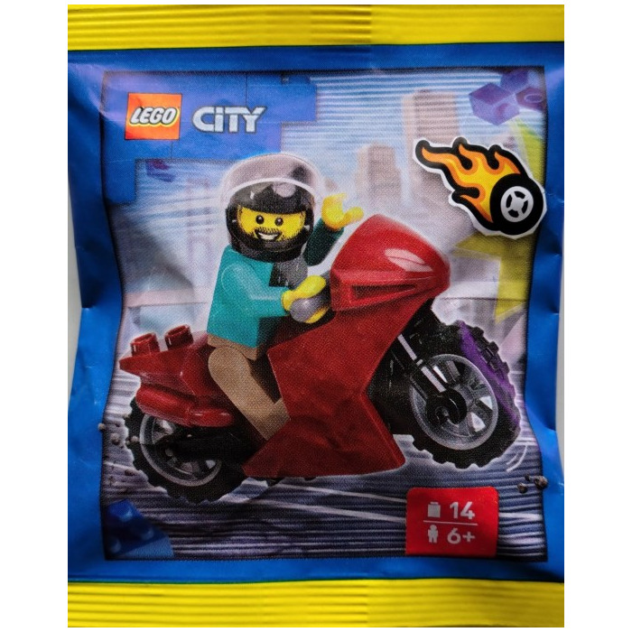 LEGO Stunt Rider with Motorcycle Set L0002222 | Brick Owl