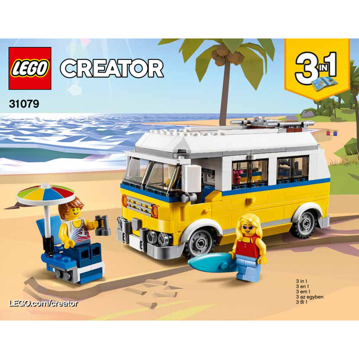 historie Harmoni kilometer LEGO Sunshine Surfer Van Set 31079 Instructions | Brick Owl - LEGO  Marketplace
