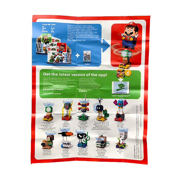 Mario Adventures Lego 71360 Instructions Pdf Mario Figure Lego