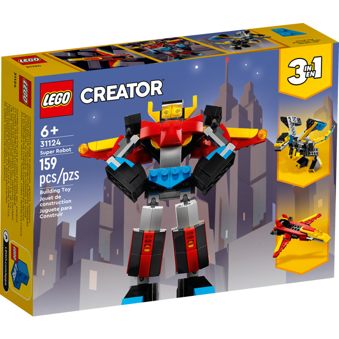 あのさま LEGO Creator 3-in-1 Super Robot 31124 Speed Build & Review - YouTube