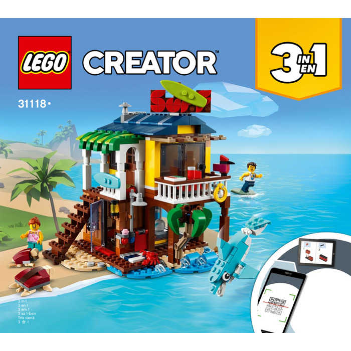 LEGO Surfer Beach House Set 31118 Instructions Brick Owl - LEGO Marketplace