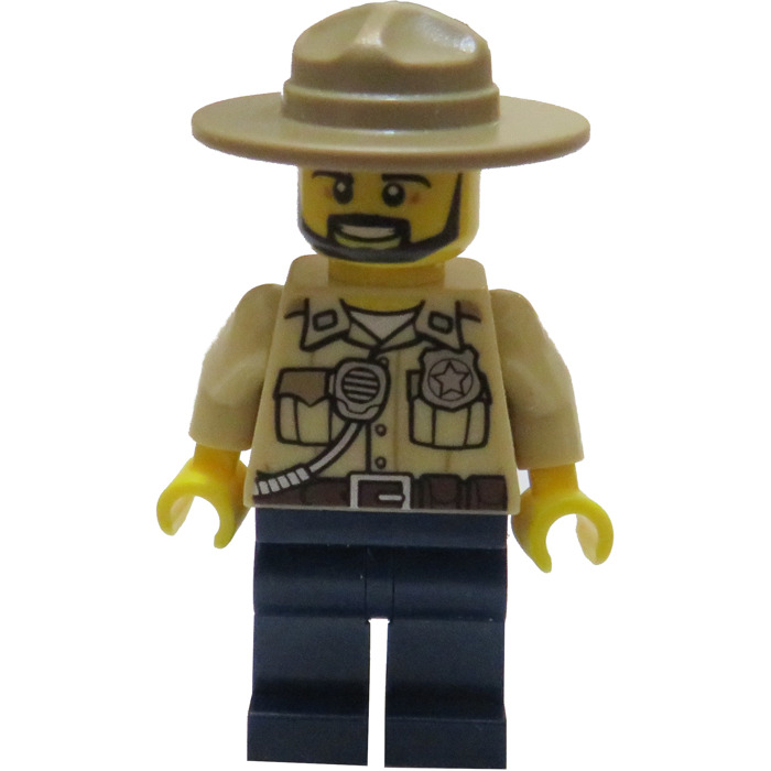 LEGO Swamp Oficial de policíuna minifigura con barba negra Inventario ...