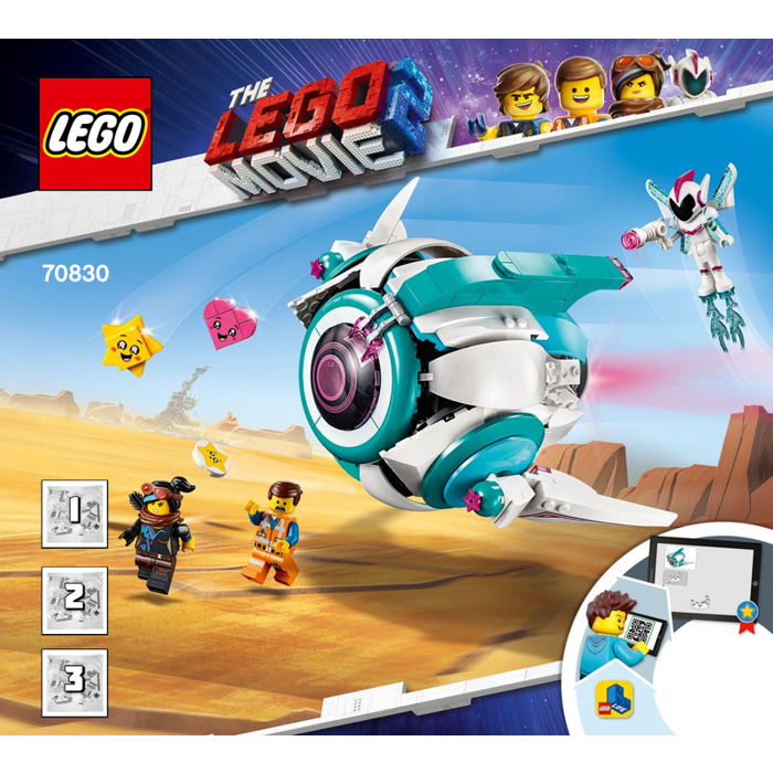 rig krokodille eksekverbar LEGO Sweet Mayhem's Systar Starship! Set 70830 Instructions | Brick Owl -  LEGO Marketplace