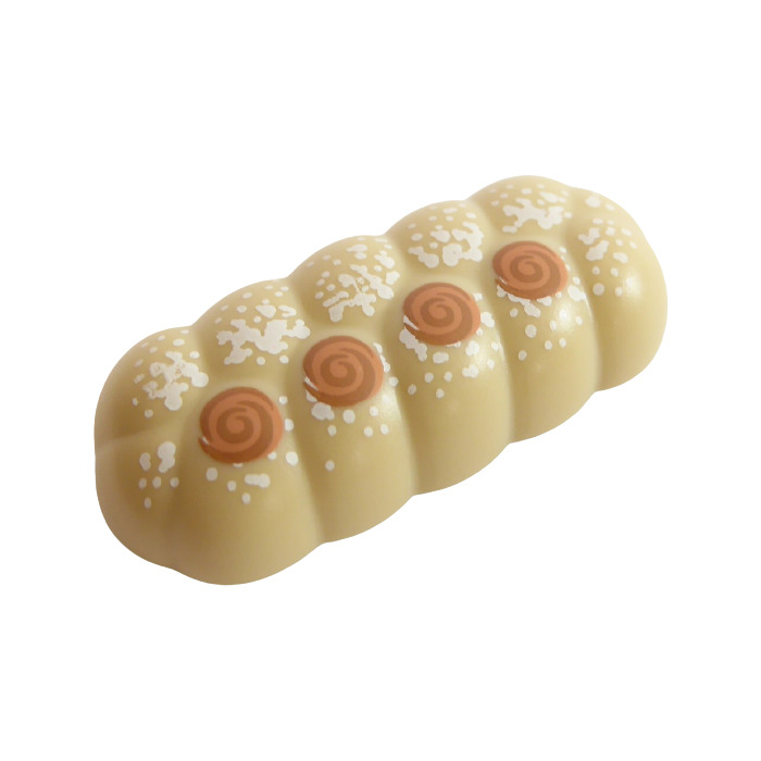 1 x LEGO 39357 Pain Brioche beige, tan Bread Loaf Knotted NEUF NEW 