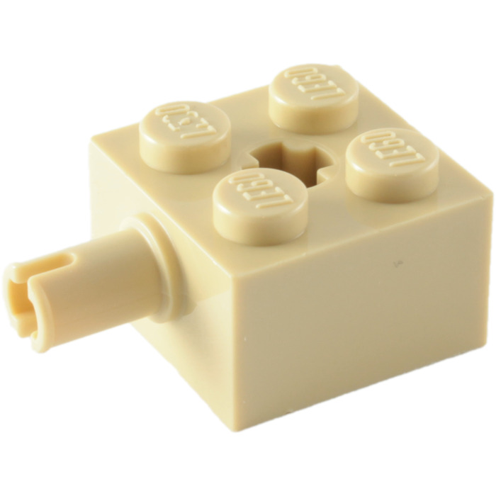 Modified 2 x 2 w Pin & Axle Hole 6232 YELLOW 2 Brick LEGO Parts~ 