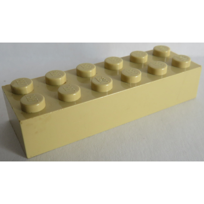 LEGO® 4 x 2456 Basic Stein 2 x 6 beige 4181134 #LL 44237 Tan