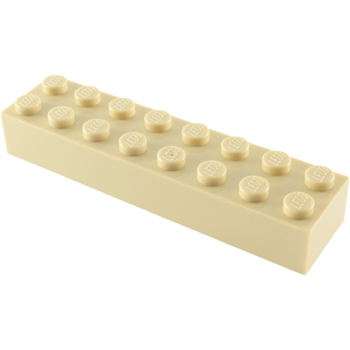 Lego 8 Bricks 2 x 2 in Beige/Tan 