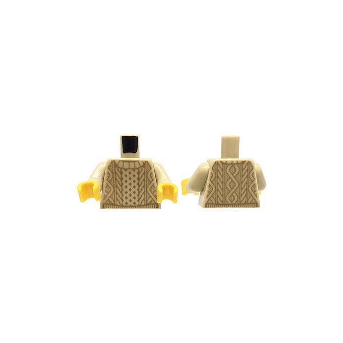 lego minifigure tan torso