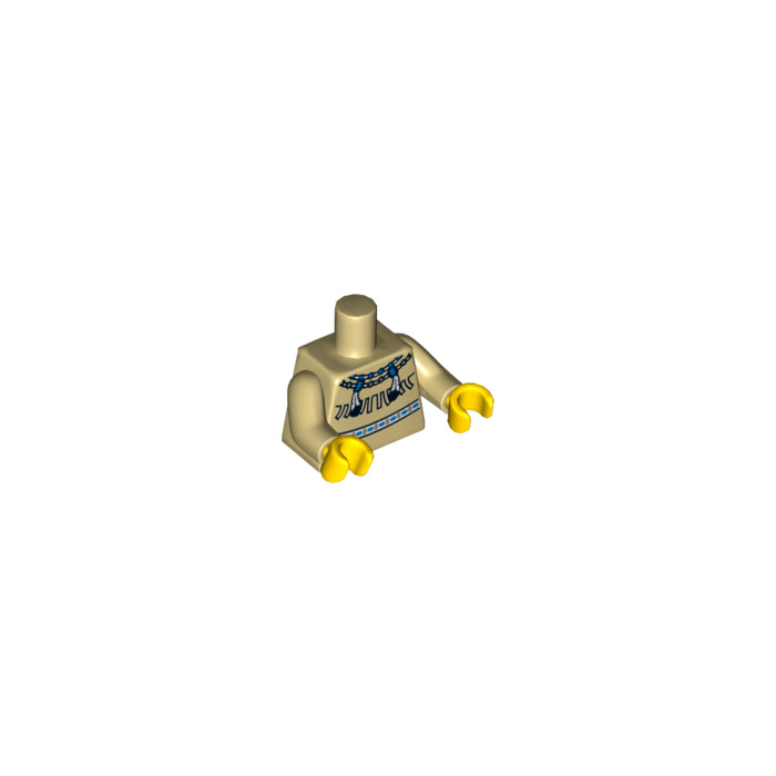 LEGO Tan Tribal Hunter Torso (88585) | Brick Owl - LEGO Marketplace