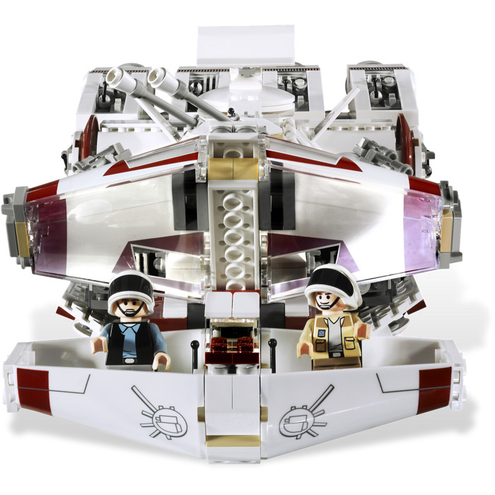 4 x LEGO Star Wars White Plate Modified 1x2 Clip Ref 63868 60478 Set 10198 