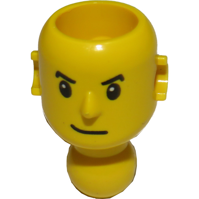 LEGO Technic Action Figure Head with Mouth White Pupils | Brick Owl - LEGO Marketplace