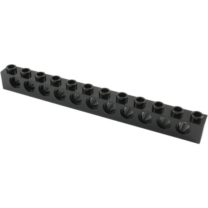 LEGO Technic 4 x Grey Brick/Beam 1 x 12 pin long avec 11 trous Pièce Nº 3895 