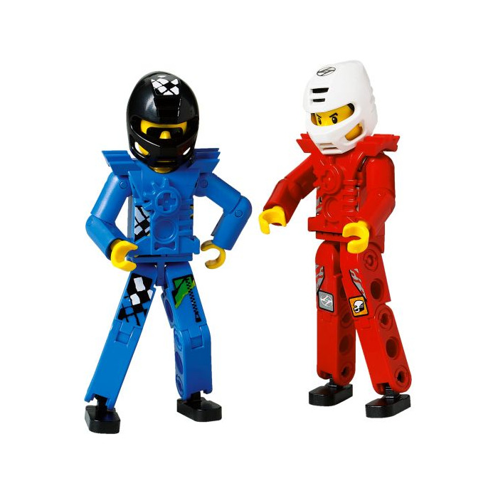 LEGO Guy in Blue Overalls Technic Figure with Stickered Legs Comes In ...
