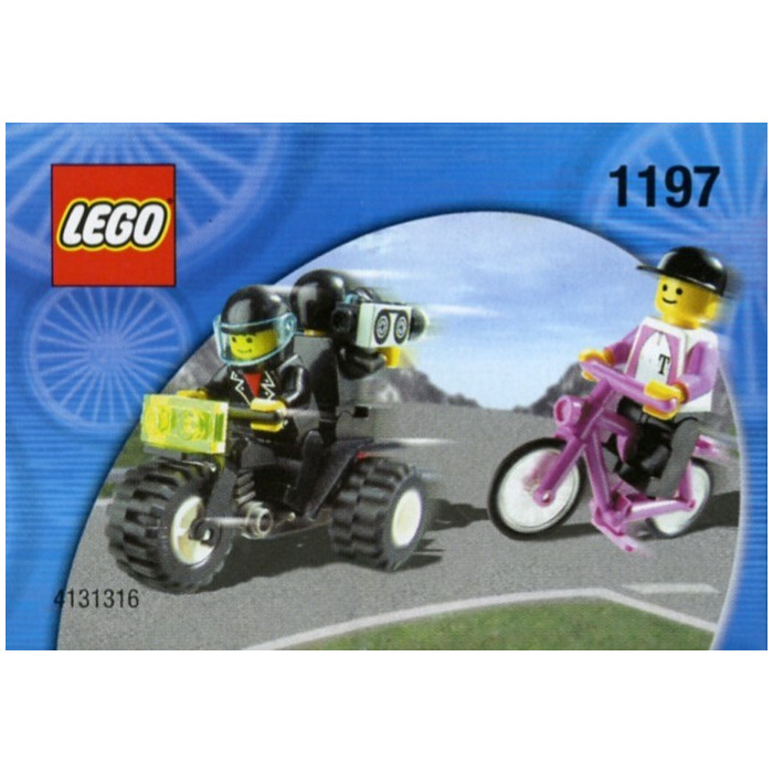 Motorrad Trike schwarz 9293 6327 1197 6462 6479 2584 7033 30187 85 # Lego