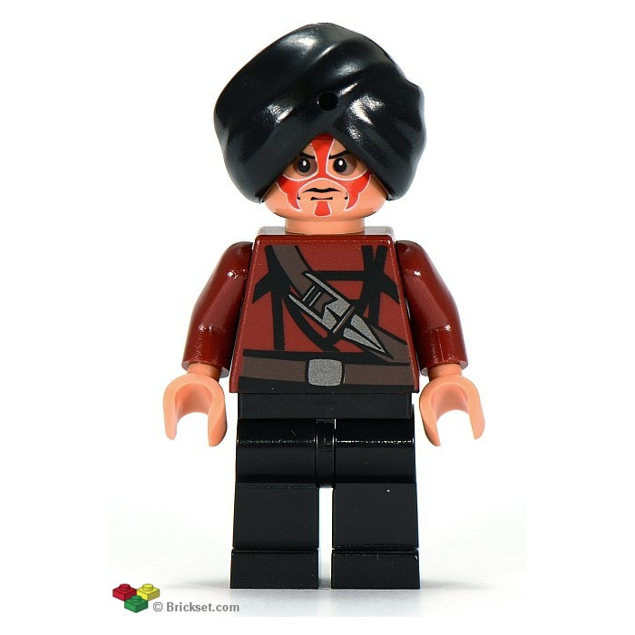 Turban from set 7199 Indiana Jones Minifigure NEW Lego Temple Guard Head 