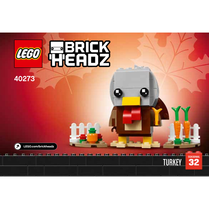 LEGO Thanksgiving Turkey Set 40273 Instructions | Brick Owl LEGO Marketplace
