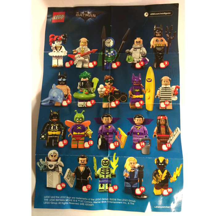 Batman lego minifigures on sale series 2