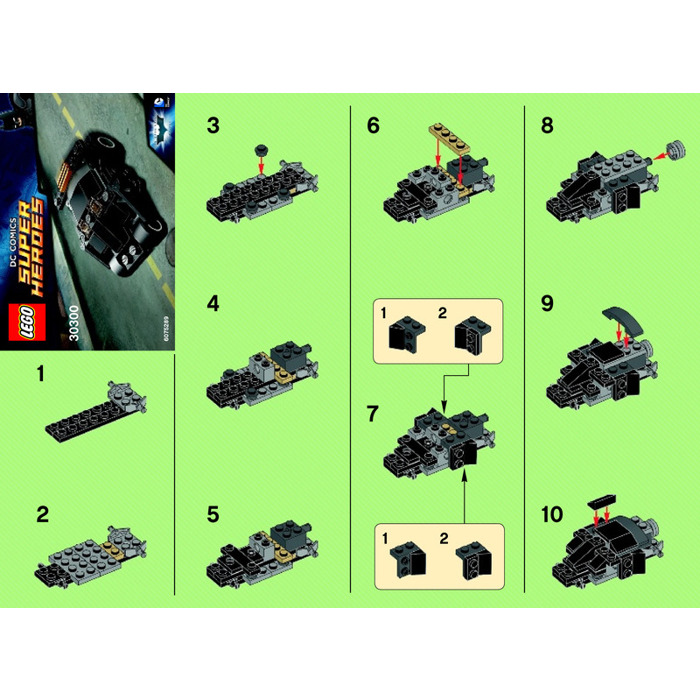  LEGO DC Comics Super Heroes Set #30300 Batman Tumbler [Bagged]  : Toys & Games