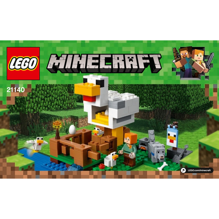 lego minecraft the chicken coop 21140