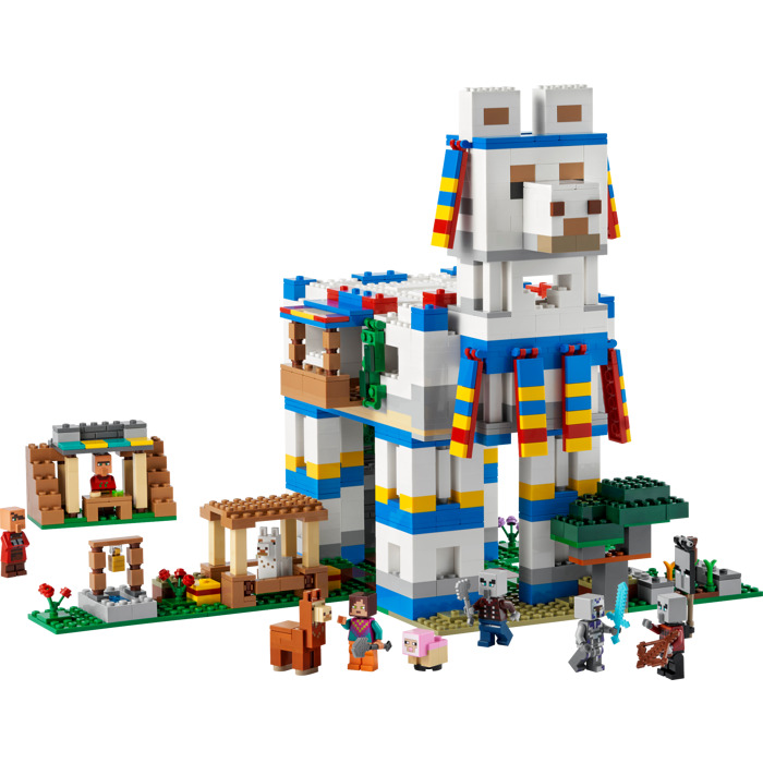 Dark Grey 2 x lego Minecraft 37228 Brick Brick 1x2 Pixelated Forge New New 