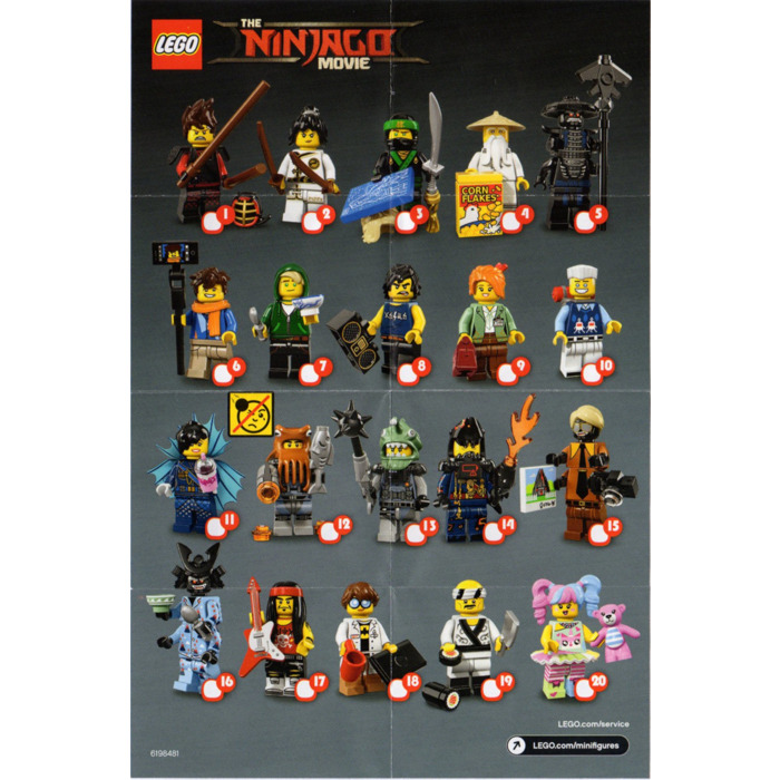 Lego Ninjago Movie Minifigures Series Lego Set 71019 Ninjago Movie