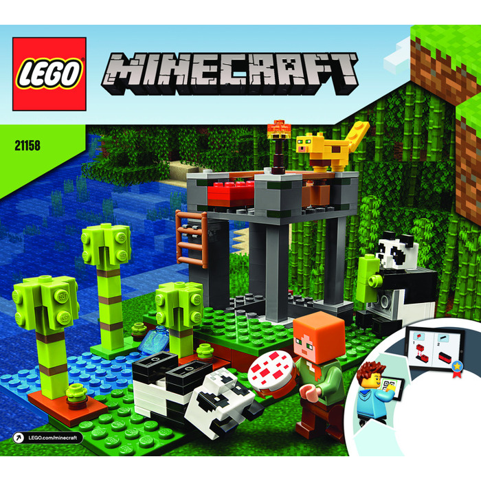 LEGO Minecraft Sets: 21158 The Panda Nursery NEW-21158