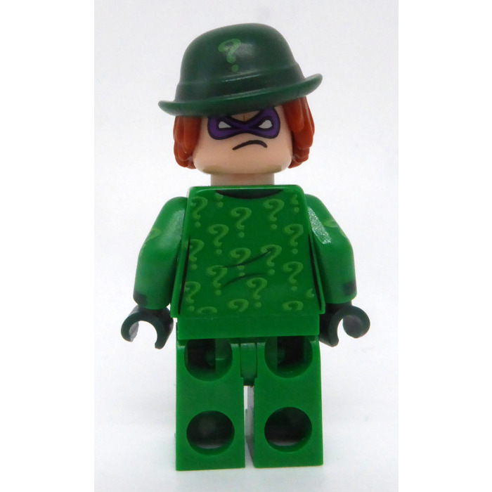 LEGO The Riddler with Green Outfit and Dark Green Hat Minifigure ...