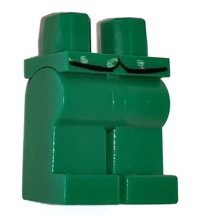 LEGO The Riddler with Green Outfit and Dark Green Hat Minifigure Hips ...