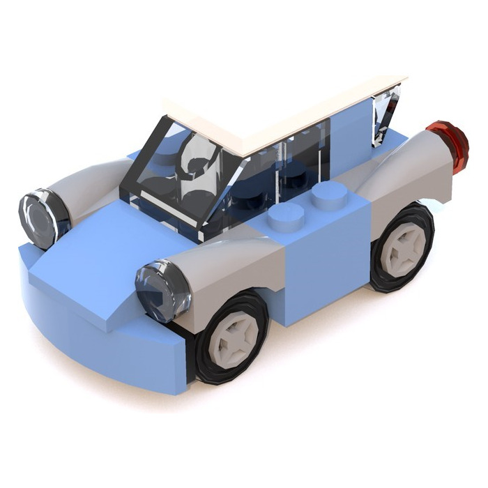 LEGO Medium Stone Gray Car Mudguard 2 x 4 with Headlights and Curved Fenders  (93590) Comes In