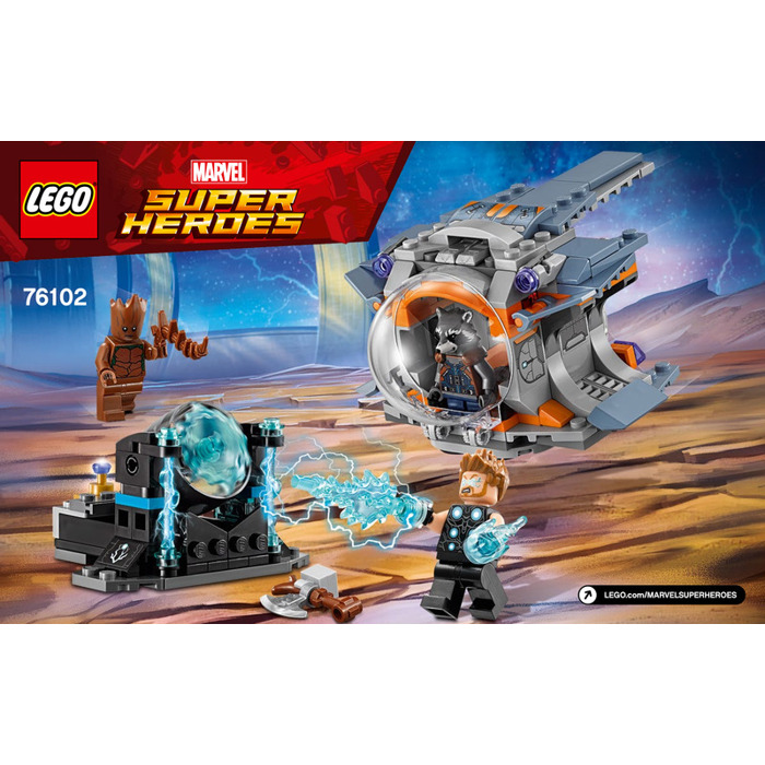 ⭐ LEGO INSTRUCTIONS ⭐ Marvel Super Heroes THOR'S WEAPON QUEST 76102 Manual NEW 