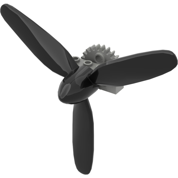 Lego Three Blade Propellor With 24 Tooth Gear 