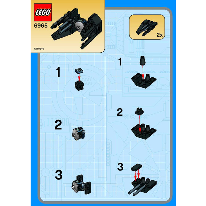 have Fabrikant mammal LEGO TIE Interceptor Set (Kabaya) 6965-1 Instructions | Brick Owl - LEGO  Marketplace